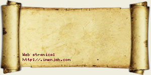 Jasmina Vinčić vizit kartica